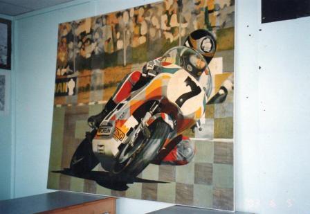 Barry Sheene Painting